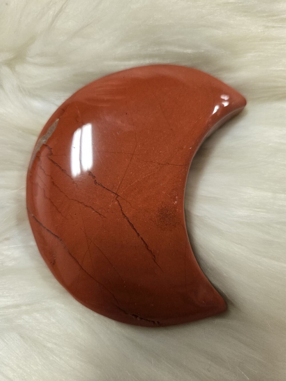 Red Jasper  Crescent Moon